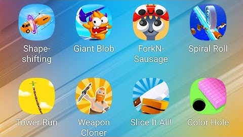 Shape–Shifting,SliceitAll!,Spiral Roll,Gameplay All Levels #shapeshifting #sliceitall  #spiralroll