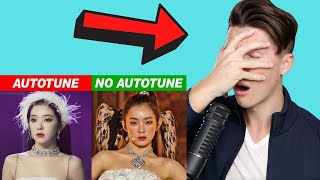 VOCAL COACH Reacts to KPOP Autotune vs Live Singing in 2022...