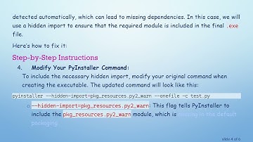 How to Fix the Executable Created via PyInstaller Crashes Issue