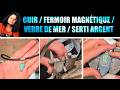 Fabrication d'un PENDENTIF en argent / cuir / fermoir magnétique