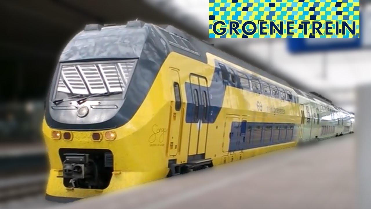 NS VIRM 9556 "Groene Trein" @Leiden Centraal, Rotterdam Centraal