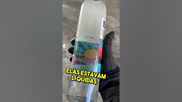garrafa de água congela em segundos😱👏