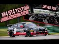 M4 gt4 testing at vir w bimmerworld racing