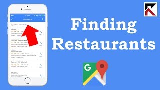 How To Find Restaurants Google Maps iPhone screenshot 2