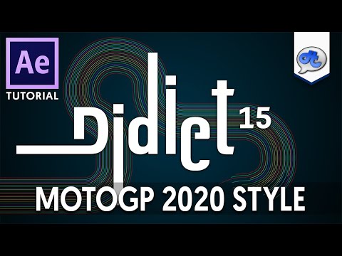 Adobe After Effects | TUTORIAL #83 : MOTOGP 2020 STYLE (Bahasa Indonesia)