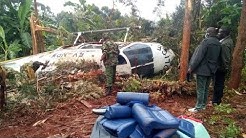 BREAKING NEWS: Chopper carrying regional security team to Marsabit crash lands at Kaithe, Meru