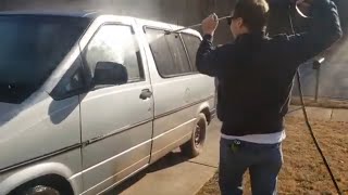 Barn Find 1995 Ford Aerostar!!(First wash in many years!!)