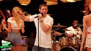 Nick Jonas' Performance of Levels At The VS Swim Special