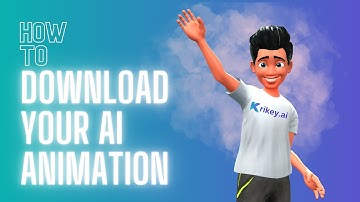 How to Download your AI Animation | Krikey AI Animation
