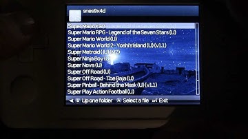 SNES9X4D On The GCW Zero