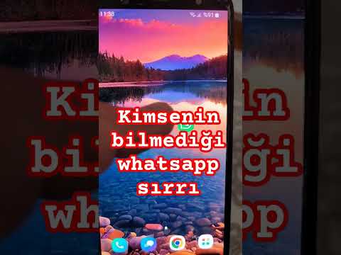 kimsenin bilmedigi,bilen çok az kişininde paylaşmaktan korktuğu whatsapp sırrı