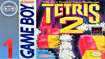 🔴Tetris 2🔴 | Gameplay | Walkthrough | Longplay | Game Boy Part 1 [1080p 60FPS] - No Commentary