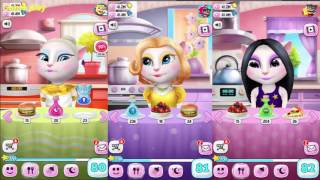 My Talking Angela Level 80 Vs Level 81 Vs Level 82 Gameplay Great Makeover For Children Hd