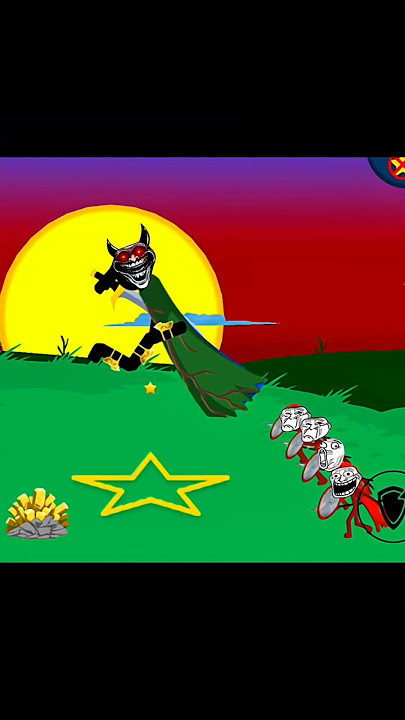 Leaf Sword Boss Battles Gurnal Spearton 🥵 #stickwarlegacy #shorts