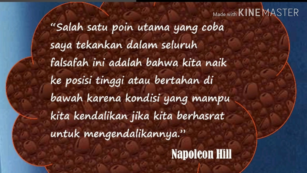 Napoleon Hill Quotes Kata Kata Motivasi Mindset