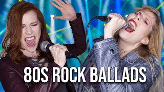 Singers Challenge Each Other to Karaoke | [80s Rock Ballads]