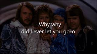 Mamma Mia, ABBA version A-teens, karaoke lyrics