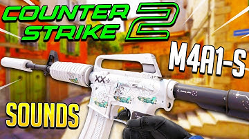 M4A1-S CS2 FULL ANIMATION & SOUNDS - Silenced M4 Effects, Sound Test, Empty, Reload Prank Joke Troll