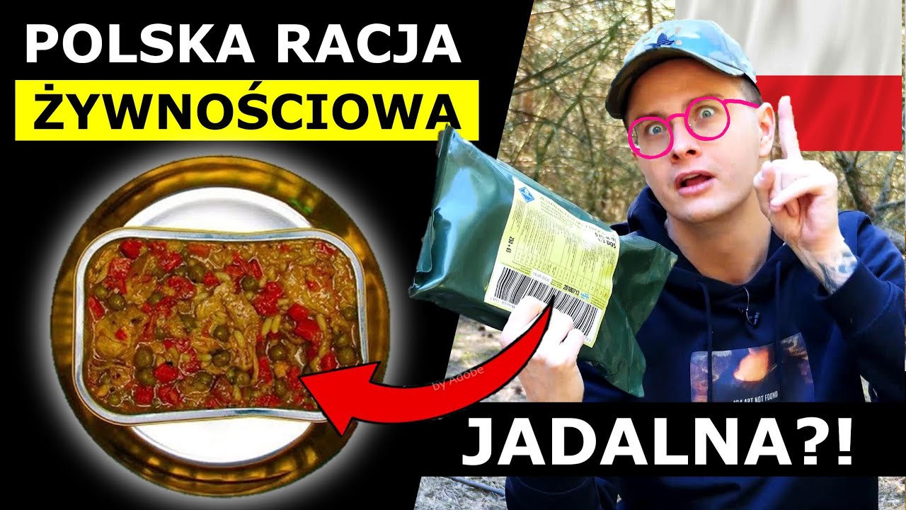 Otwieramy najpyszniejszą WOJSKOWĄ rację żywnościową (unboxing)