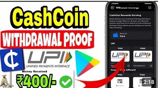 Cashcoin App Withdrawal Live Proof Redeem Code App