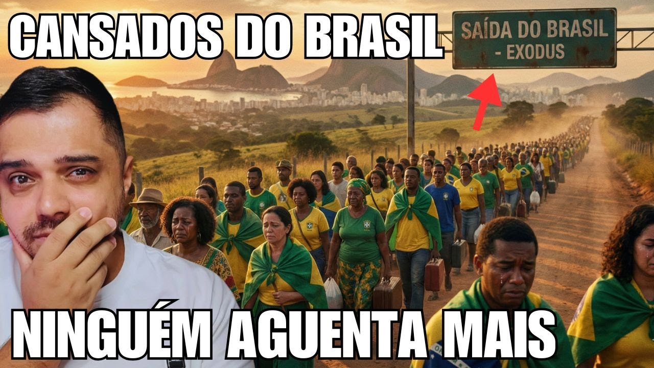 O CANSAÇO DO BRASIL É REAL - UM ÊXODO ESTÁ EM CURSO! VOCÊ VAI TAMBÉM?