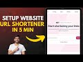 Setup URL Shortener with QR Code Generator website | earn money