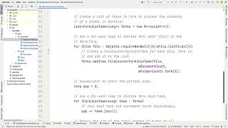 The FileCount Case Study: FileCounterForkJoinTask