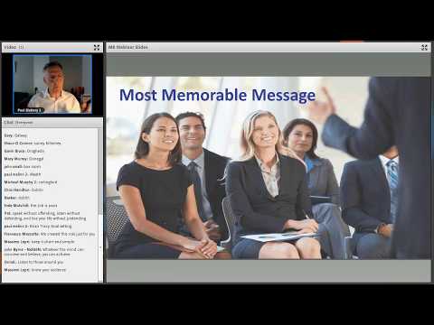 Message Builder Webinar Recording - OPENING ONLY