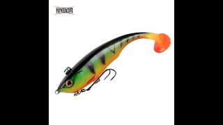 Kingdom New Soft Baits Swim Shad Double Hook Fishing Lures