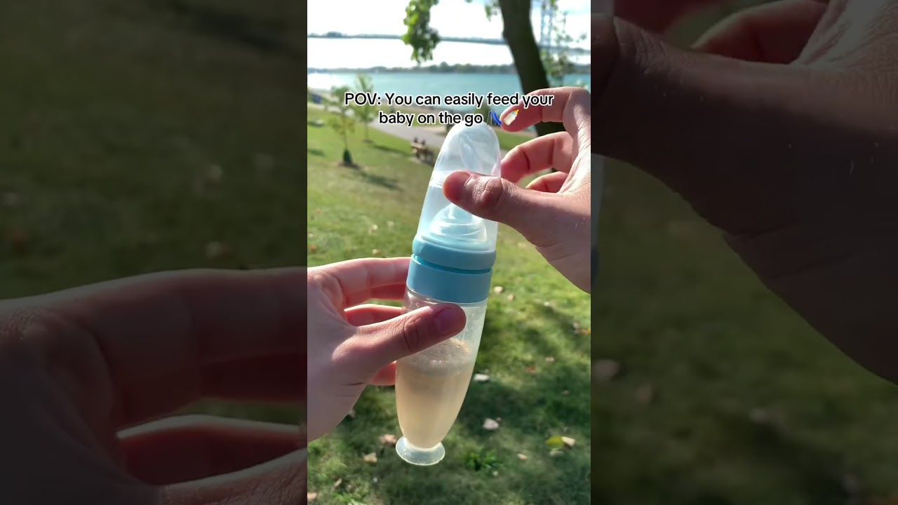Feeding on the go has never been this easy 😩👶 