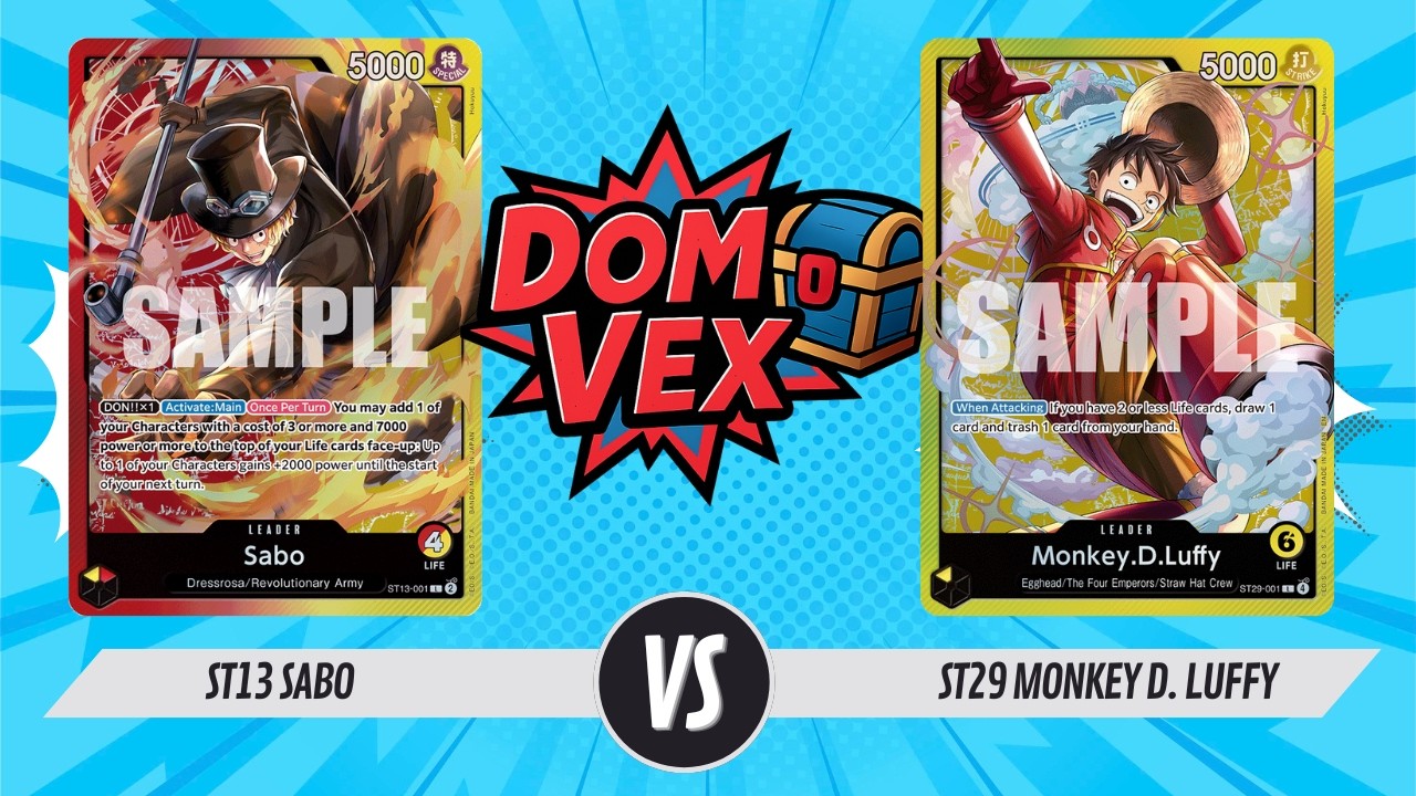 [OP14] ST13 Sabo vs ST29 Monkey D. Luffy | Battle of the Brothers!