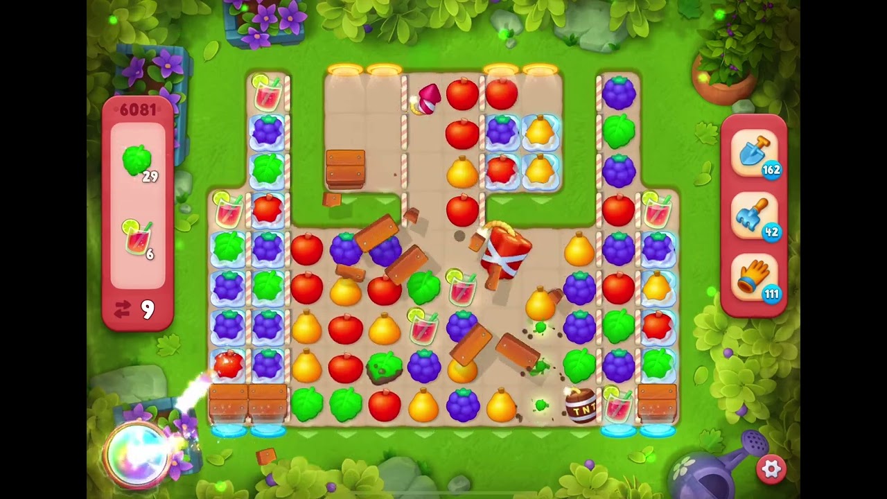GardenScapes Level 6081 no boosters - YouTube