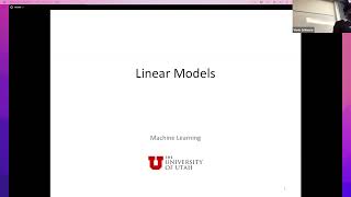 Machine learning: Lecture 5b: Linear Models
