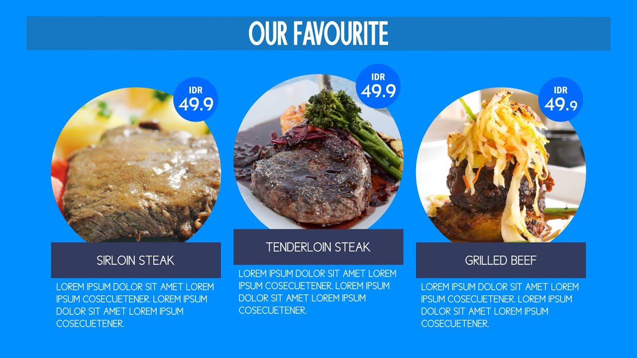 Food and Restaurant Display - After Effects Template