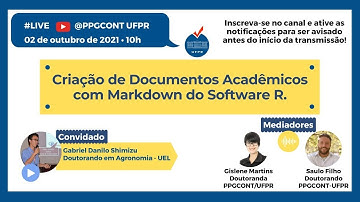 Criação de Documentos Acadêmicos com Markdown do Software R