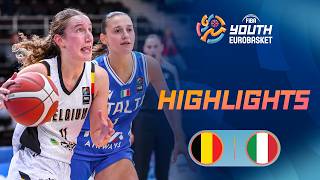 Round of 16: Belgium 🇧🇪 vs Italy 🇮🇹 | Highlights | FIBA U20 Women's EuroBasket 2026