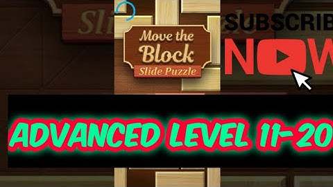 #movetheblock MOVE THE BLOCK: SLIDE PUZZLES. ADVANCE LEVEL #part3