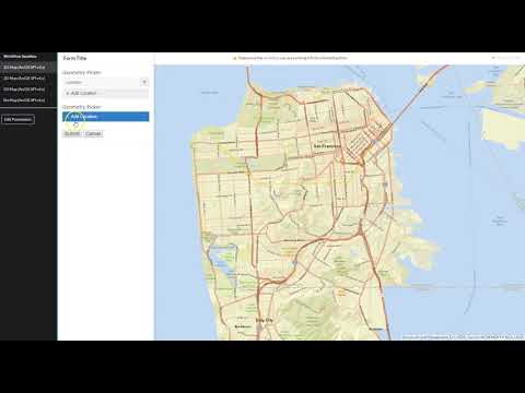 geoWidgets Line Overlap Example