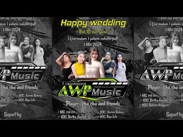 🔴LIVE STREAMING AWP MUSIC - HAPPY WEDDING MASDIAN & ENIK KOMIDAH - PAKEM SUKOLILO PATI class=