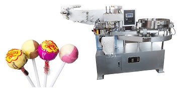 how to pack ball lollipops, ball lollipop bunch wrapping machine testing BBJ-II