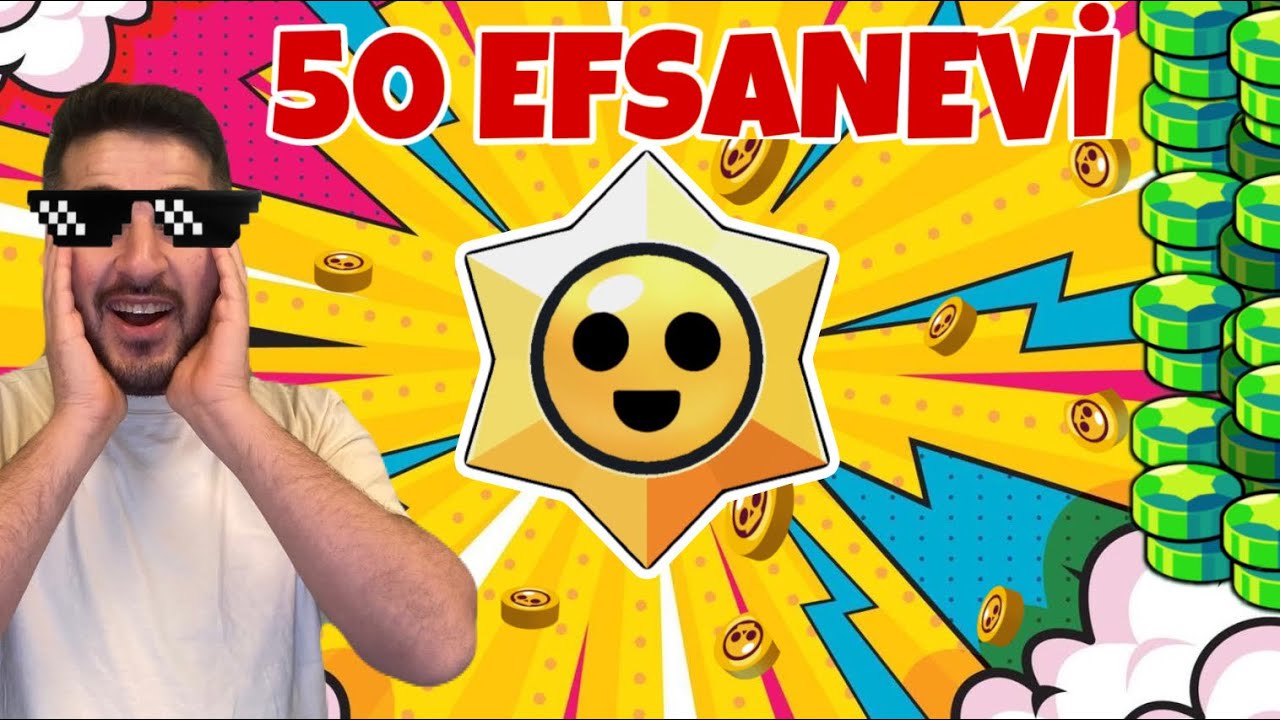 50 EFSANEVİDEN OYUNUN EN ZOR KARAKTERLERİNİ ALDIK, EN ŞANSIZA AMBER ÇIKARDIK! -BRAWL STARS