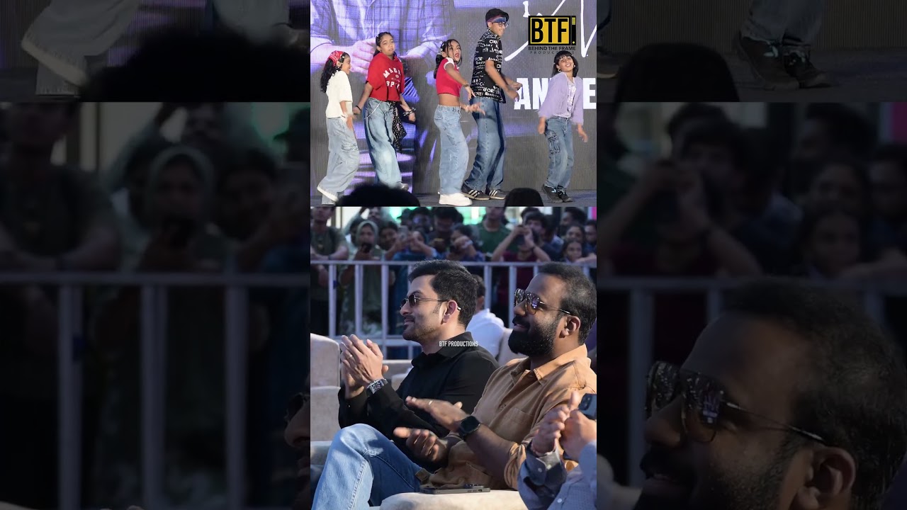Prithviraj Sukumaran Vibes at I, Nobody Song Launch: Exclusive Dance Performance by BTF