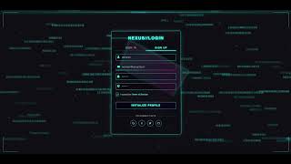 How to create website Cyberpunk Style Sign-Up Page | HTML, CSS & JavaScript (with source code)