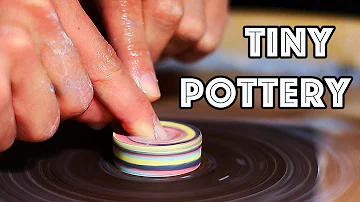 Making a Tiny Mug | Mini Pottery