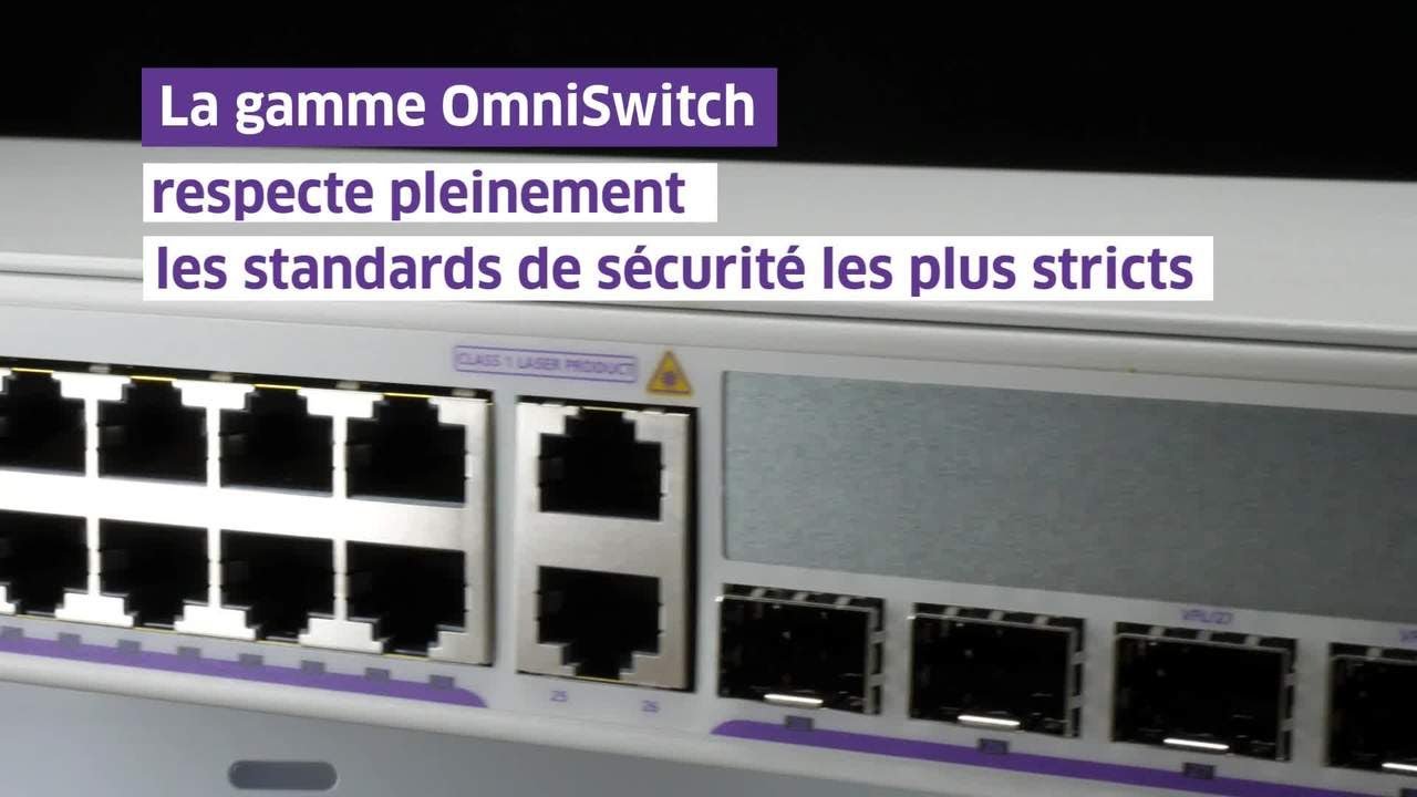 OmniSwitch certifications sécurité 2021