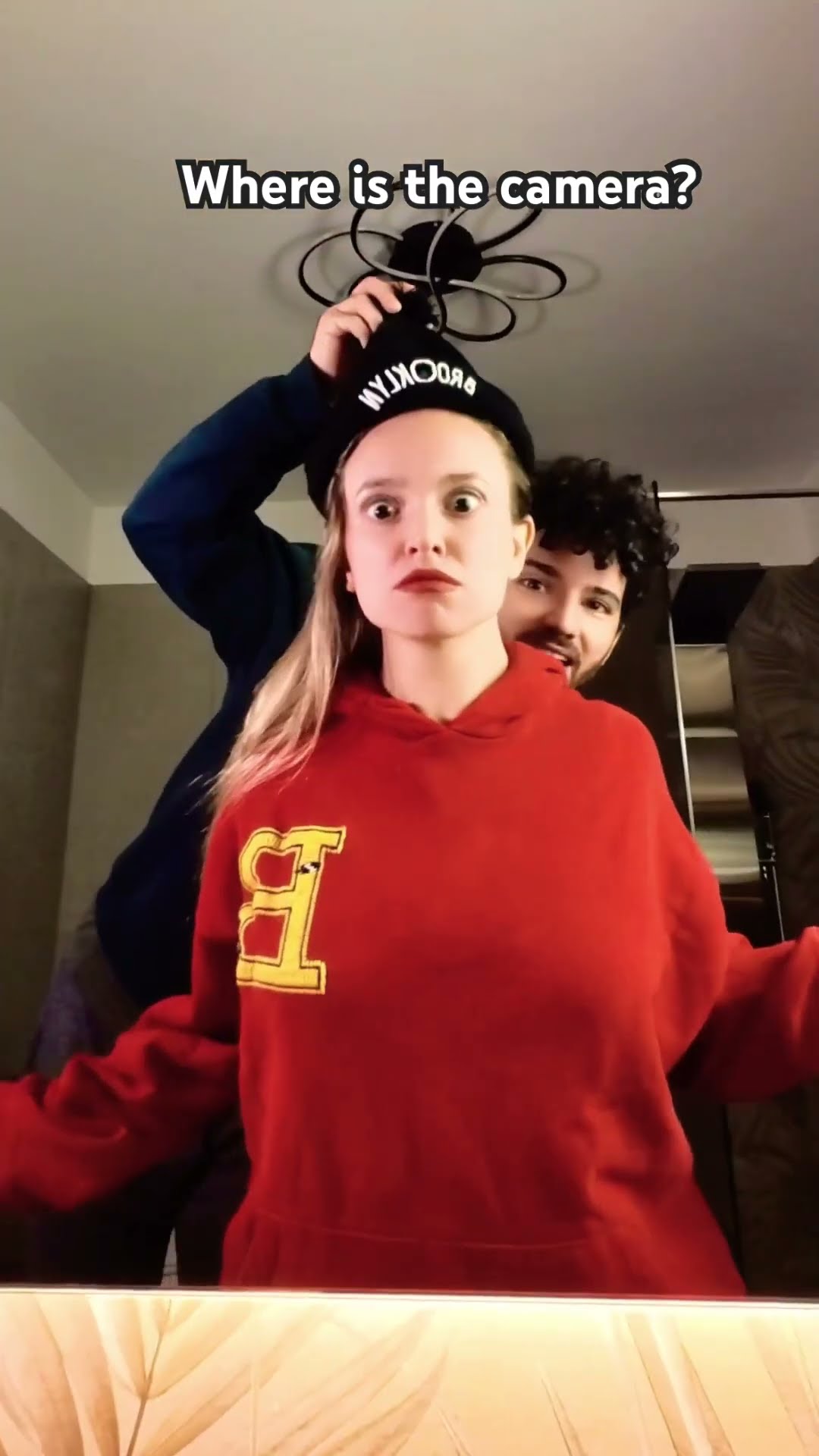 Where is the camera?