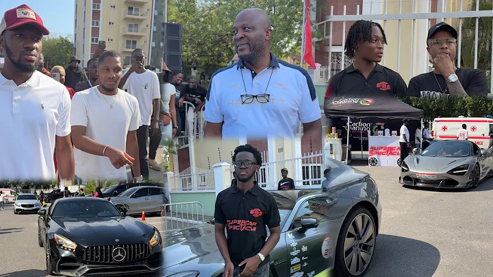 Ibrahim Mahama joined his sons & Despite sons as they showcase cars & supercar spectacle launch 