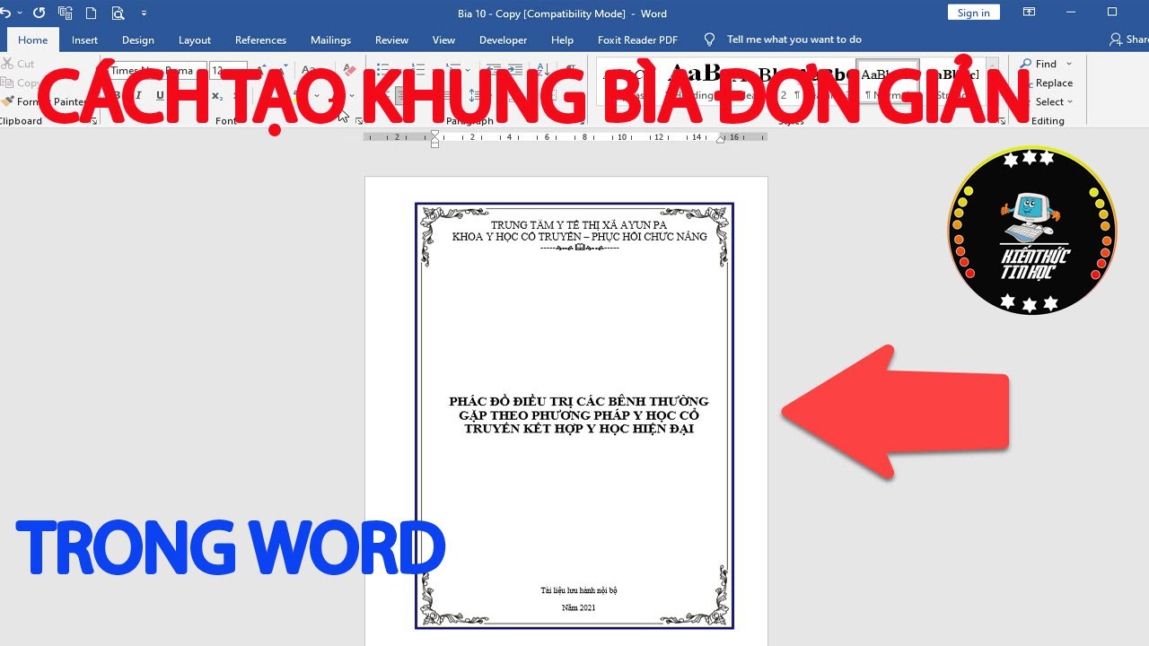 Khung bìa Word: Khung bìa Word sẽ giúp việc trình bày bài viết hoàn hảo hơn và trở nên chuyên nghiệp hơn. Bạn có thể tùy chỉnh kích thước, màu sắc và kiểu dáng để phù hợp với nhu cầu của mình. Xem hình ảnh liên quan để biết thêm về các ví dụ khung bìa Word đẹp.