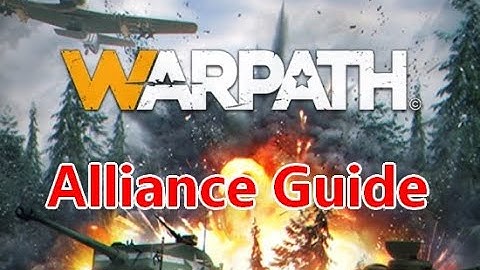 How alliances work in Warpath game / app