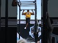 Most pulls ups with an 80 pound pack in one minute #Shorts
